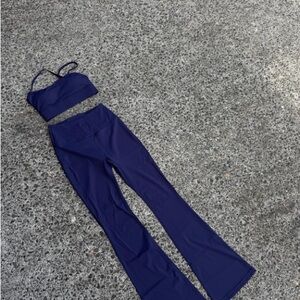 Lululemon Set Midnight Blue Strappy Bodysuit Top